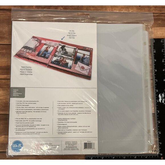 We R Memory Keepers Albums Made Easy 12x12 Inch Page Protectors 20 Pack 50168-8 - Picture 2 of 4